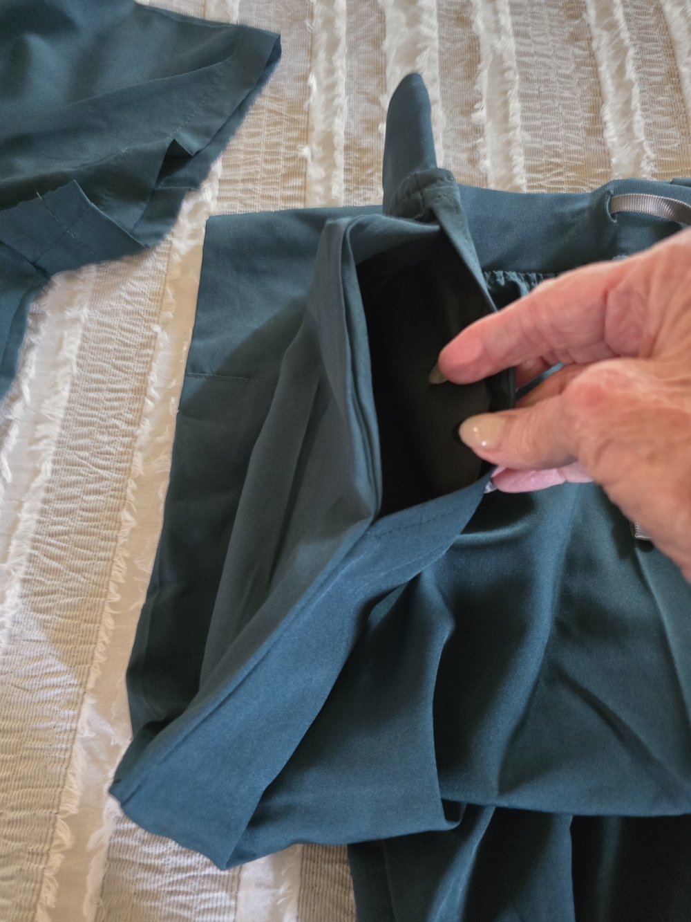 Deep Teal Scrub Set - Picture 3 of 6